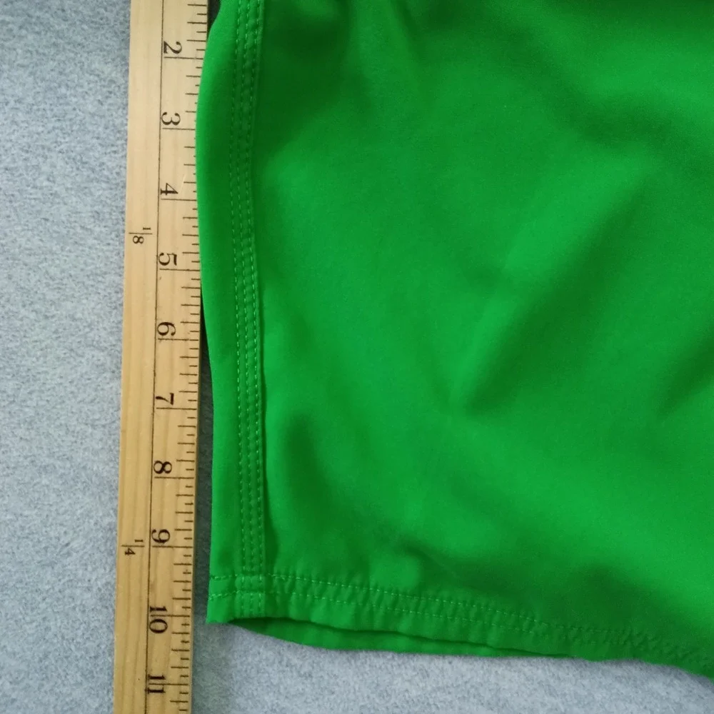 Nike Mens Green Board Shorts Size 36 Blue Waistband Side Cargo Pocket Trunks
